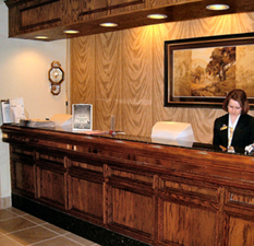 Best Western Lawton Hotel Reception Desk